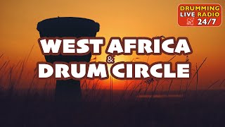 Djembe West African amp Drum Circle Drumming 247 Live Radio [upl. by Akire391]