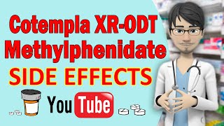 Cotempla XRODT Methylphenidate SIDE EFFECTS [upl. by Millford623]