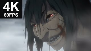 Levi vs Aberrant Titan  Shingeki No Kyojin OVA 4K 60FPS [upl. by Inan798]