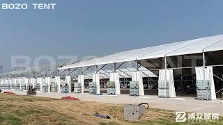 50x160 Meter Aluminum Structural Event Tent For Exhibition [upl. by Chrysler]