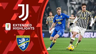 Juventus vs Frosinone Extended Highlights  Coppa Italia  CBS Sports Golazo [upl. by Ailedo]