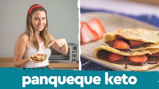 Este PANQUEQUE KETO es delicioso y muy fácil de hacer [upl. by Krusche]