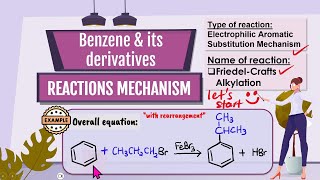 14BenzeneFriedelCrafts AlkylationElectrophilic Aromatic Substitution With rearrangement [upl. by Pansie]