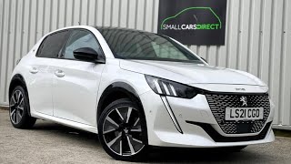 Peugeot e208 GT in Pearl White  Full EV  25k miles [upl. by Oza]