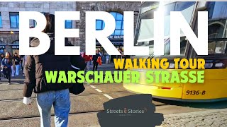 Berlin’s Urban Route Frankfurter Tor to Warschauer Strasse in 4K  City Vibes amp Street Life 🇩🇪✨ [upl. by Oliric]