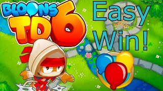 How to beat Downstream on Alternate Bloons Rounds No MK Bloons TD 6 [upl. by Neelhtac]