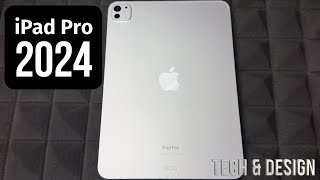 New iPad Pro 2024  11”  Silver  M4  256gb 5th Generation Unboxing [upl. by Ezra]