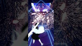 VR game of shooting back mikumiku beams with leeks BeatSeizure [upl. by Rojam63]