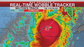 WAS THAT A WOBBLE Monitoring Hurricane Milton ahead of critical NHC track update [upl. by Dulcia]