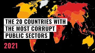 The 20 countries with the most corrupt public sectors  Transparency International [upl. by Eceinej]