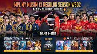 GERGASI MERAH MENGAUM 🔥 SELANGOR RED GIANTS VS KING EMPIRE GAME 1 MPL MY S13 W5D2 MOBILE LEGEND [upl. by Travis]