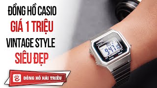 Trên tay đồng hồ Casio điện tử B650WD1ADF Vintage tuyệt đẹp  CASIO B650WC5ADF [upl. by Enelyw782]