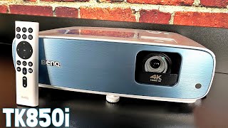 BenQ TK850i Home Theater Projector  85 Million Pixels  4K  Android TV [upl. by Nirag350]