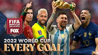 2022 FIFA World Cup Every Goal of the Entire Tournament  FOX Soccer [upl. by Marchak]