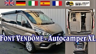 FONT VENDÔME TRIGANO  Autocamper XL  SVDL Paris Le Bourget 2021 19 [upl. by Oilalue840]