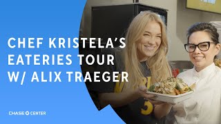 Chase Center Food Tours Alix Traeger visits eateries at Golden State Warriors Arena [upl. by Eiznekcam]