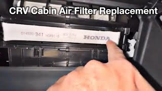 2024 Honda CRV How to replace cabin air filter 2023 2025 [upl. by Leonteen630]