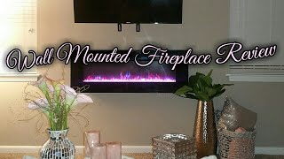 Unboxing amp Installing • Wall Mounted Fireplace [upl. by Aneele260]