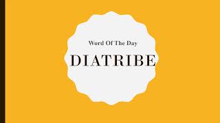 Diatribe [upl. by Fidele]