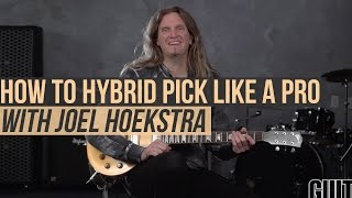 Joel Hoekstra Lesson  How to use Hybrid Picking to Create Cool Melodies [upl. by Tinor]