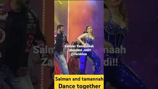 Salman Khan Tamanna dance tamannaah tamannaahbhatia salmankhan dance viralshorts bollywood [upl. by Dasha]