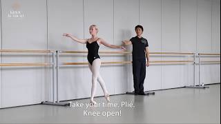 How to do Pirouette from the 4th Position  Kirov Academy of Ballet [upl. by Wachtel]