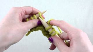 Simple Stylish Stricken  Tutorial Strickkurs Technik 8 Abnehmen  1 Masche rechts abheben [upl. by Pressman853]