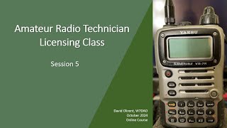 Amateur Radio Online Technician Class 5 [upl. by Aniratak985]