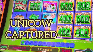 UNICOW AT MAX BET WOAH Journey to the Planet Moolah Slot [upl. by Osmond]