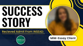 MiM Essay Reviews INSEAD [upl. by Lorri]