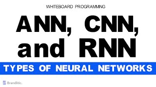 ANN vs CNN vs RNN  Difference Between ANN CNN and RNN  Types of Neural Networks Explained [upl. by Alina]