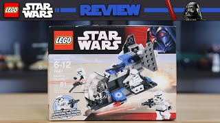 LEGO Star Wars 7667 Imperial Dropship Battle Pack  REVIEW [upl. by Aleekahs]