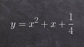 Solve by factoring when a perfect square [upl. by Lemahs]