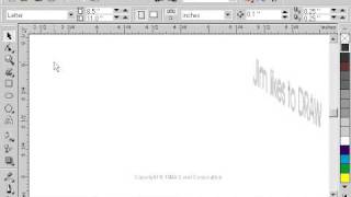 CorelDraw 9 for PC  interactive drop shadow tool [upl. by Inej]