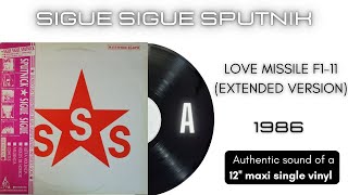 Sigue Sigue Sputnik  Love Missile F111 Extended Version 12 maxi single [upl. by Ydnar466]