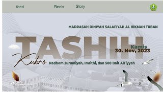 TASHIH KUBRO NADHOM JURUMIYAH IMRITHI DAN 500 BAIT ALFIYYAH [upl. by Georgena]