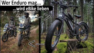 Wer Enduro mag wird eBike lieben Motorrad und Fahrrad passt eben gut zusammen [upl. by Chilcote394]