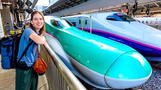 Riding Japans Bullet Train 🚅  Epic Train Journey from Tokyo to Hokkaido on the Shinkansen 🇯🇵 [upl. by Nissa415]