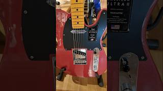 Fender American Ultra II Telecaster  Sinister Red [upl. by Lesli152]