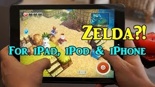 Zelda For iPad iPod amp iPhone  Oceanhorn App Review [upl. by Joelly311]