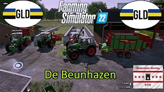 Gelderland Farming Simulator 22 met de Beun Hazen Gras maaien en in de kuilbunker maken 1 NLG29 [upl. by Nnalatsyrc247]