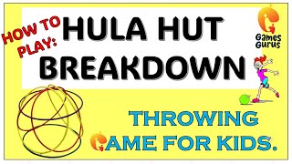 Hula Hut Breakdown  BEST PE Game for kids  PhysedGames  Throwing dodgeball game  TheGamesGurus [upl. by Aihsei196]