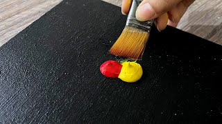 An Umbrella left on the ground  Acrylic painting techniques for beginners [upl. by Naliorf]