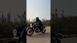 Continental GT 650 flyby with red rooster shorts continentalgt650 redrooster [upl. by Odinevneib515]