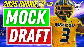 Dynasty Rookie Mock Draft 1 QB  107112 LOADED CLASS  2025 Dynasty Fantasy Football [upl. by Ednutey]