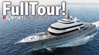 Touring The 130000000 MY Victorious  SuperYacht Tour [upl. by Gahl]