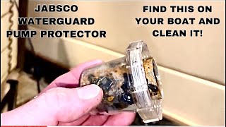 Find your Jabsco Water Pump Guard on Your Boat And Clean It [upl. by Aneladgam611]