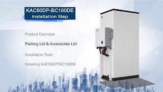 KSTAR CampI Allinone ESS Solution KAC50DPBC100DE Installation Video [upl. by Hawger]