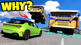 DOWNHILL AVALANCHE SURVIVAL with Massive Cars in BeamNG Drive Mods Multiplayer [upl. by Horace]