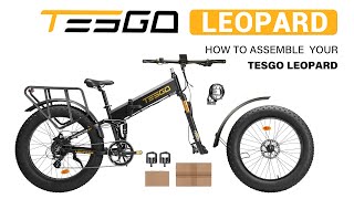 Tesgo Leopard Unboxing and Assembly  Tesgo Bike [upl. by Till]